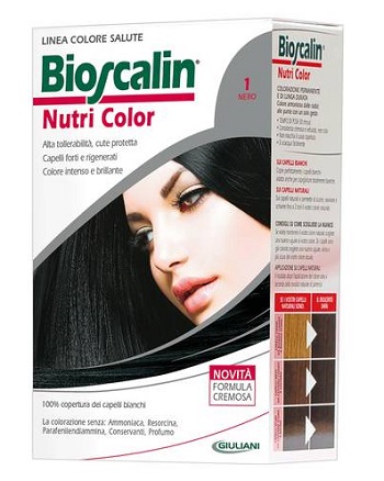 Bioscalin Nutri Color 1 Nero Trattamento Colorante Bioscalin Nutri Color 1 Nero Trattamento Colorante