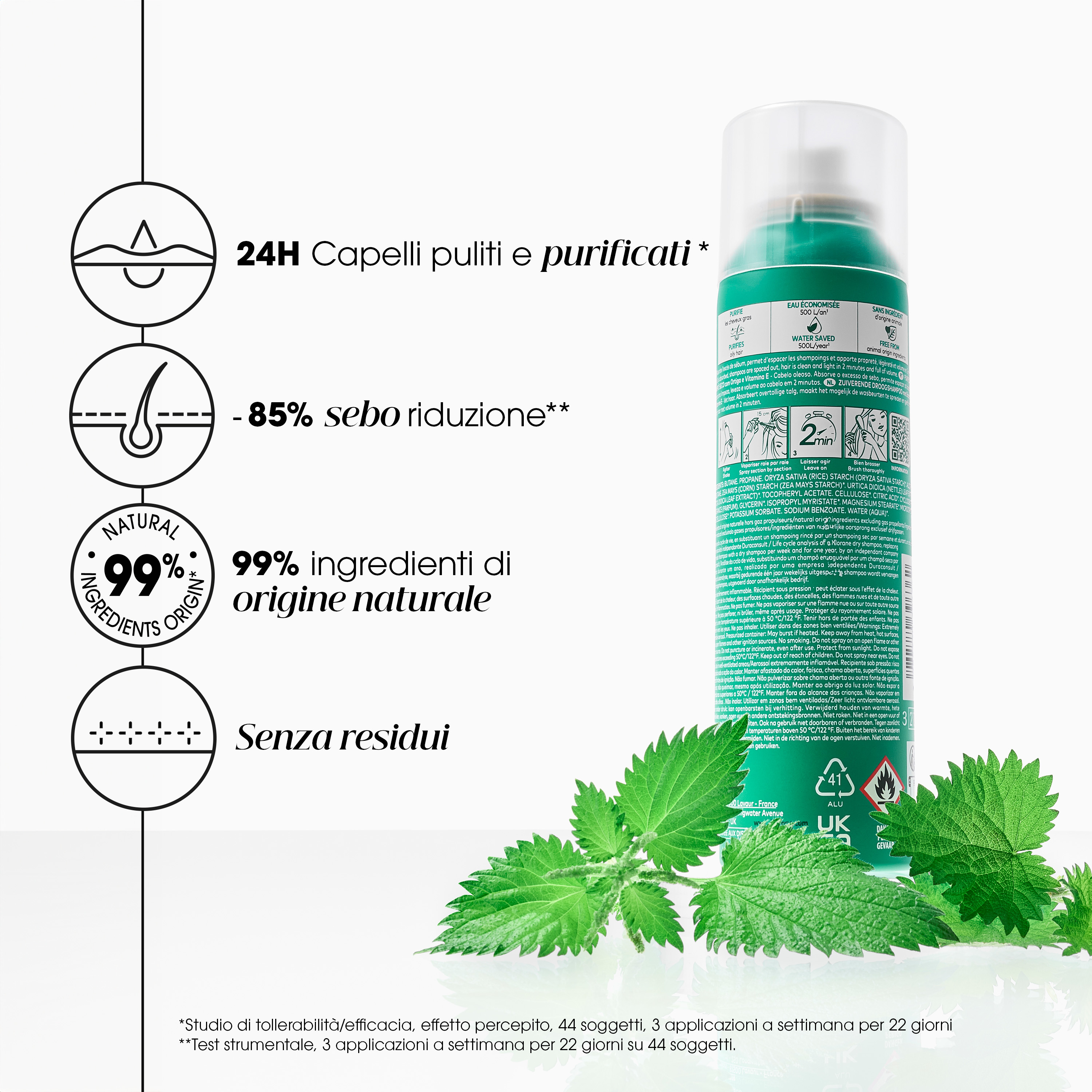 KLORANE SHAMPOO SECCO ORT SCU