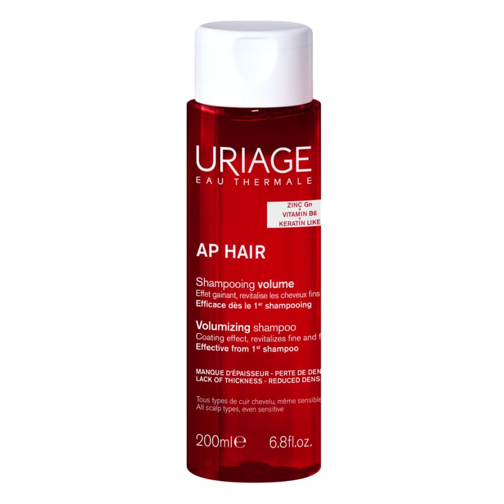 Uriage AP Hair - Shampoo Volumizzante Fortificante Per Capelli Fini E Diradati 200 ml