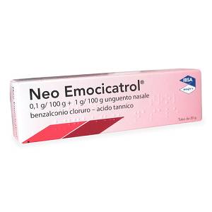 Neo-Emocicatrol 1mg/g + 20 mg/g Unguento Nasale 20 g Neo-Emocicatrol 1mg/g + 20 mg/g Unguento Nasale 20 g