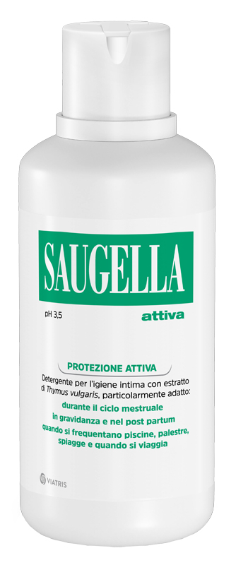 Saugella Attiva Verde - Detergente intimo - 500ml Saugella Attiva Verde - Detergente intimo - 500ml