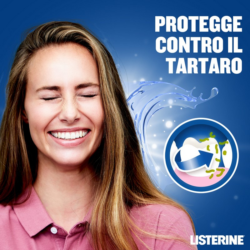 Listerine Colluttorio, Total Care, Protezione Tartaro, 500ml Listerine Colluttorio, Total Care, Protezione Tartaro, 500ml