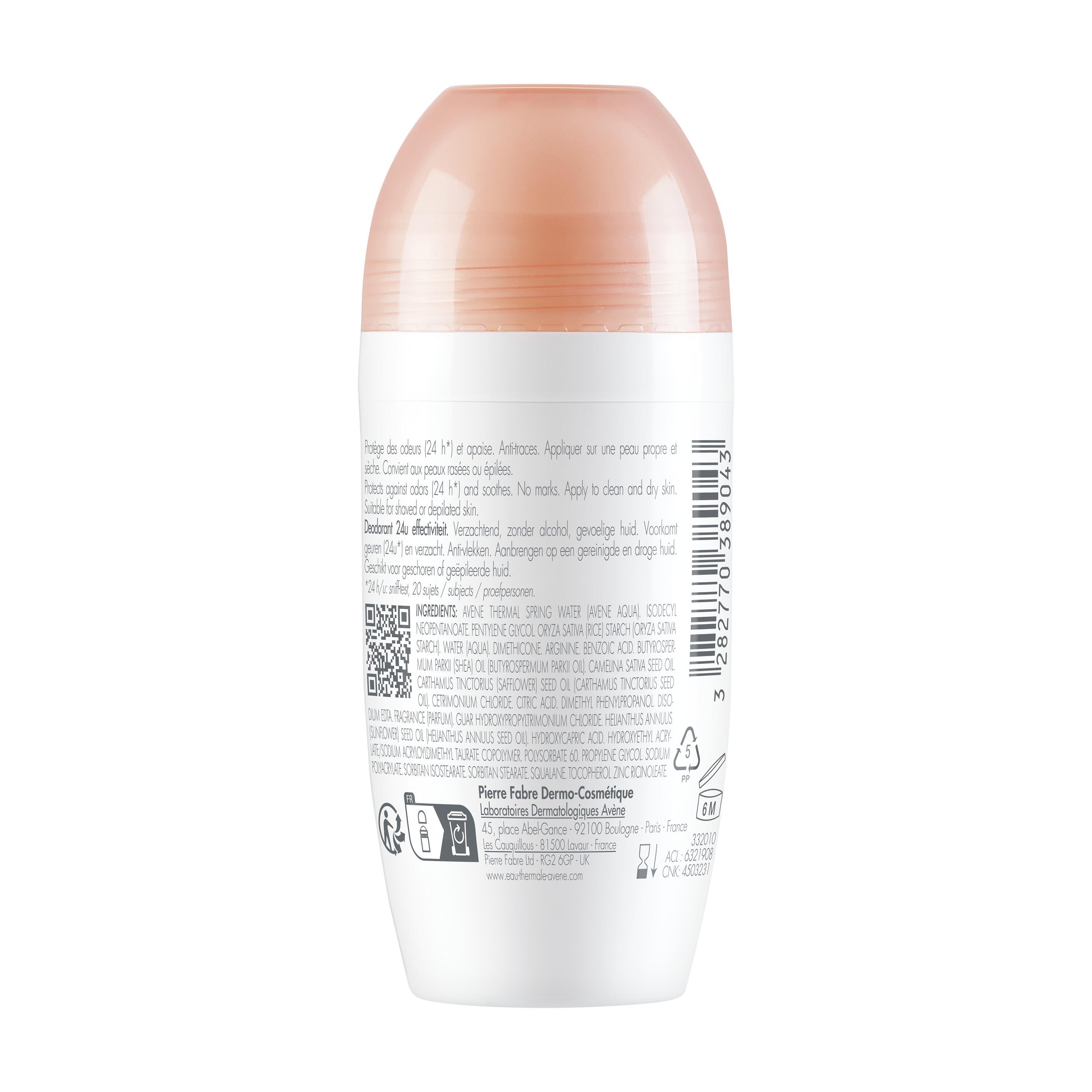 Avène Body - Deodorante 24H D'Efficacia Roll-On 50 ml