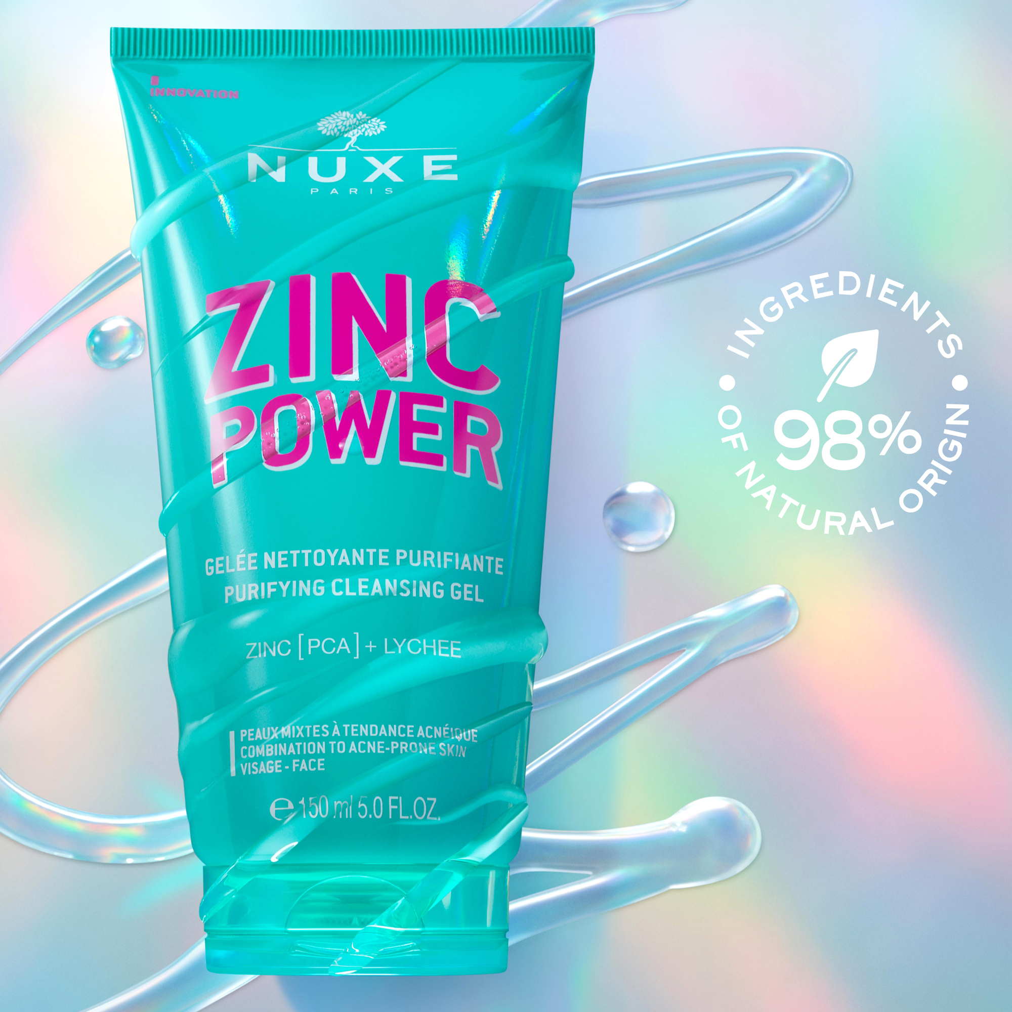 Nuxe - Zinc Power - Gel Detergente 150 ml