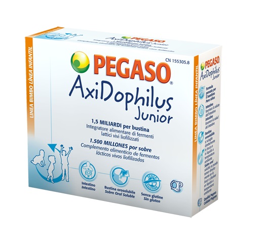 Pegaso Axidophilus Junior Integratore Di Fermenti Lattici 40 Bustine 
