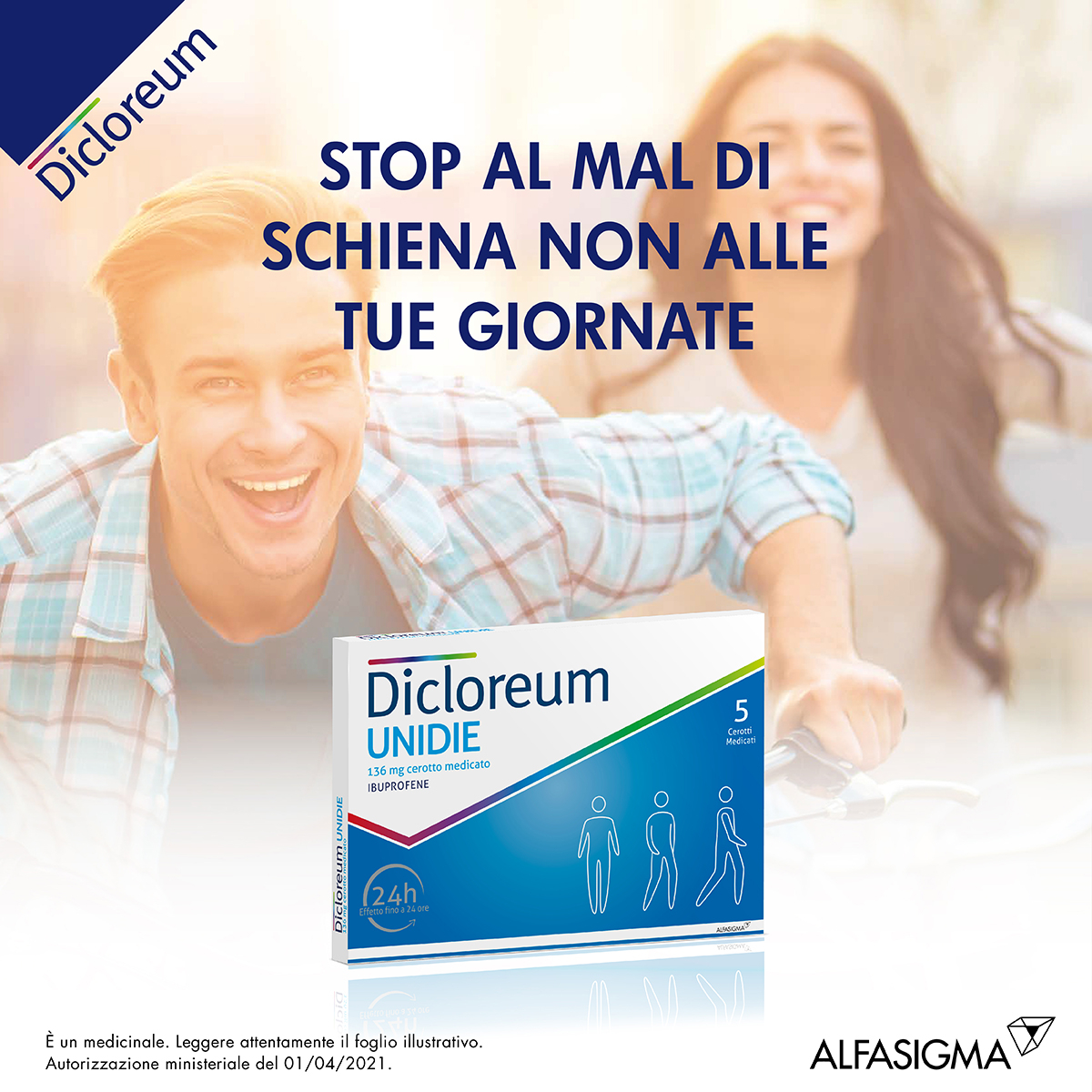 Dicloreum Unidie Cerotti Antinfiammatori per Dolore 5 Cerotti 136mg Dicloreum Unidie Cerotti Antinfiammatori per Dolore 5 Cerotti 136mg