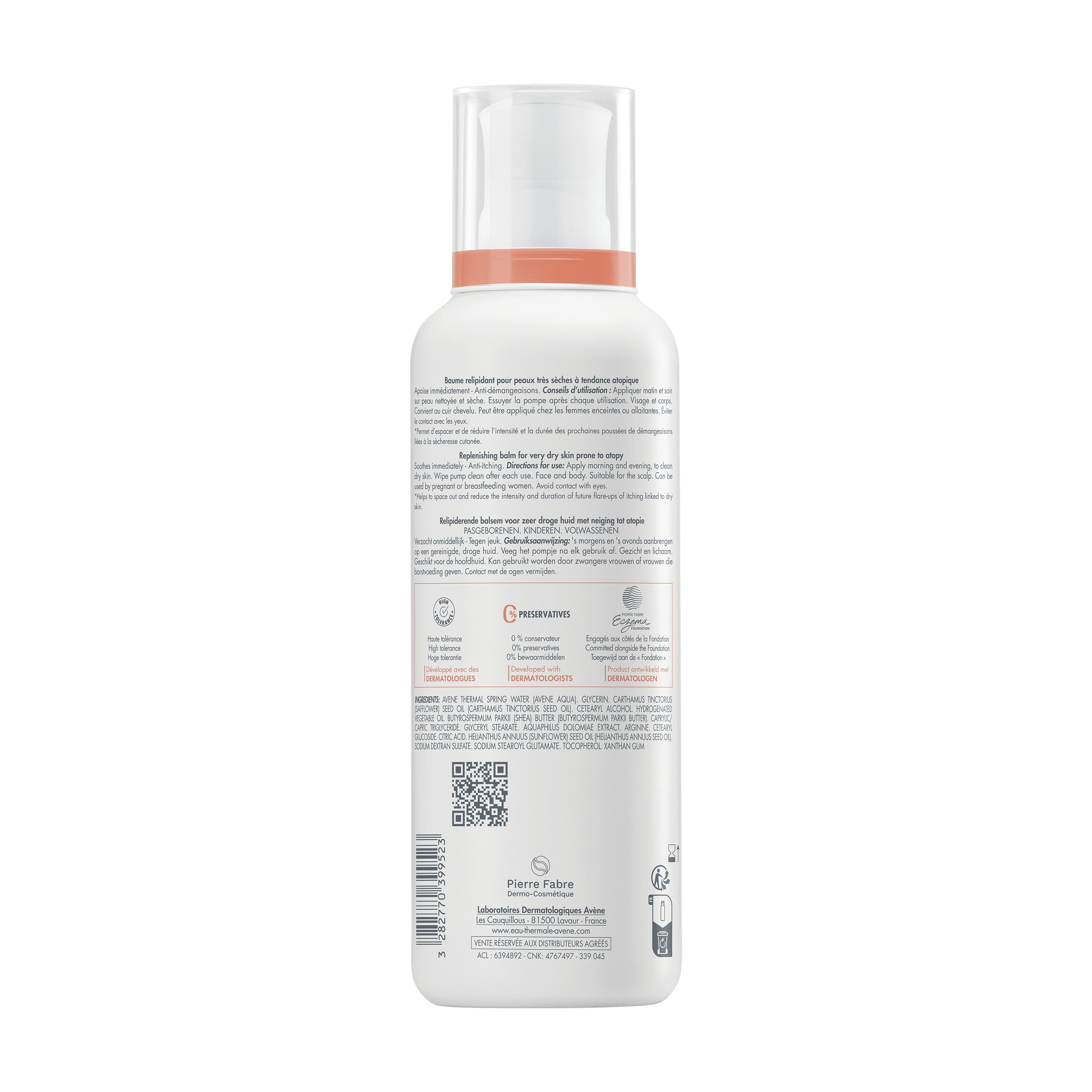 Avène Xeracalm AD - Balsamo Liporestitutivo Per Pelle Molto Secca E Atopica 400 ml