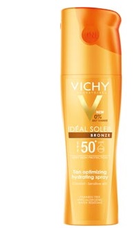 Vichy Idéal Soleil Spray Bronze SPF 50 Ottimizzatore di Abbronzatura Protezione Corpo 200 ml