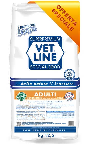 VET LINE AD POLLO 12,5KG