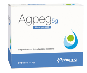 Agpeg Macrogol 3350 Integratore Lassativo 30 Bustine
