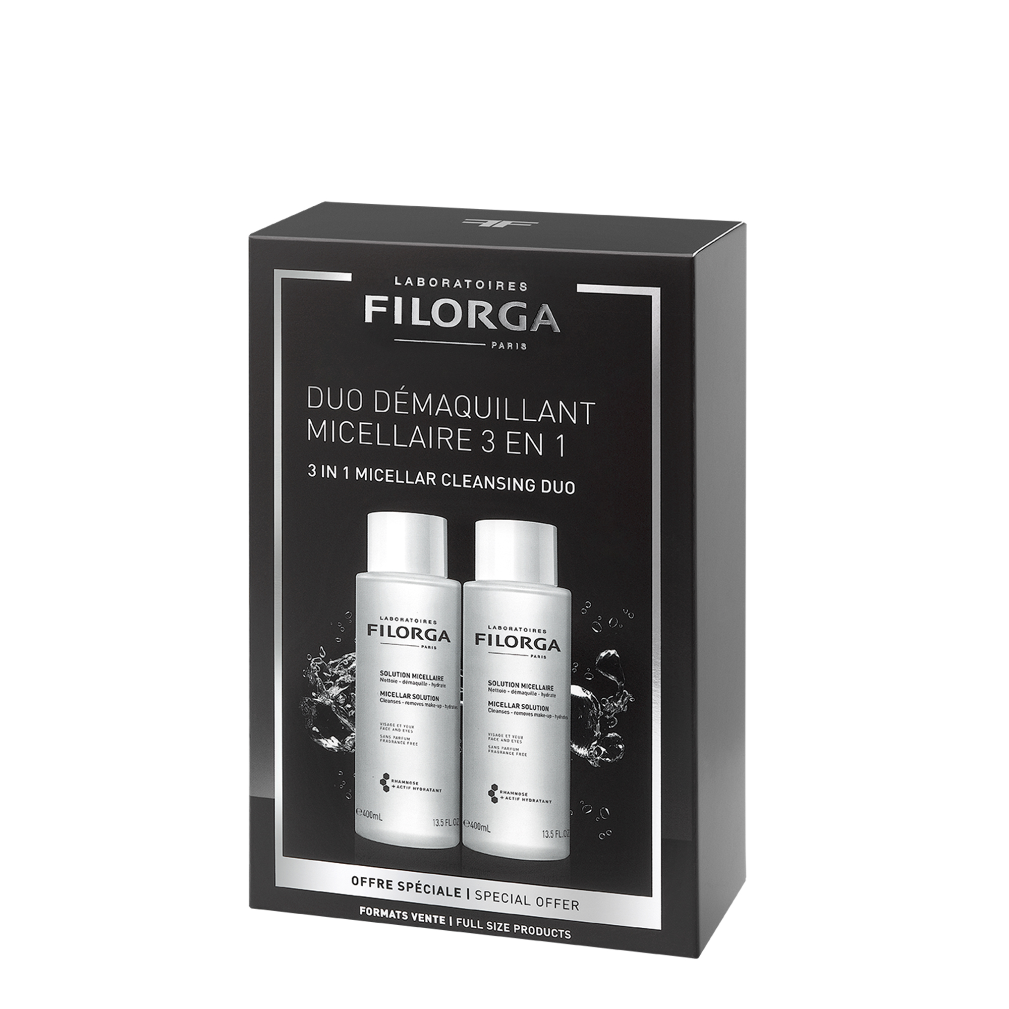 Filorga Duo Soluzione Micellare Antietà Detergente Struccante Viso 2 Flaconi da 400 ml