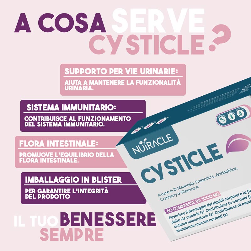 Nutracle Cysticle 60 Compresse - Integratore Per Le Vie Urinarie