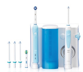 Waterjet idropulsore + spazzolino elettrico ricaricabile pro 700 oral-b