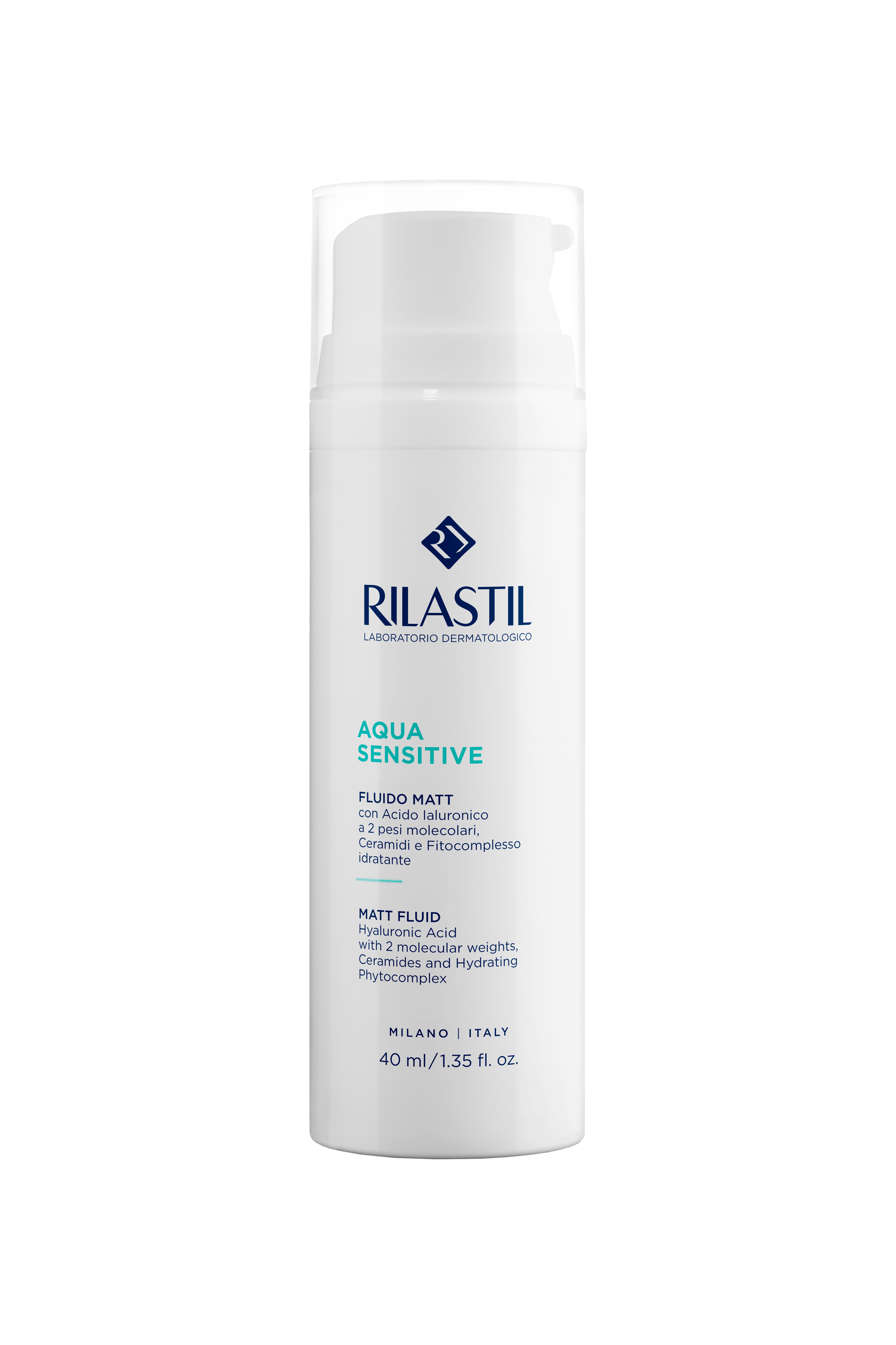 Rilastil Aqua Sensitive - Fluido Matt 40 ml