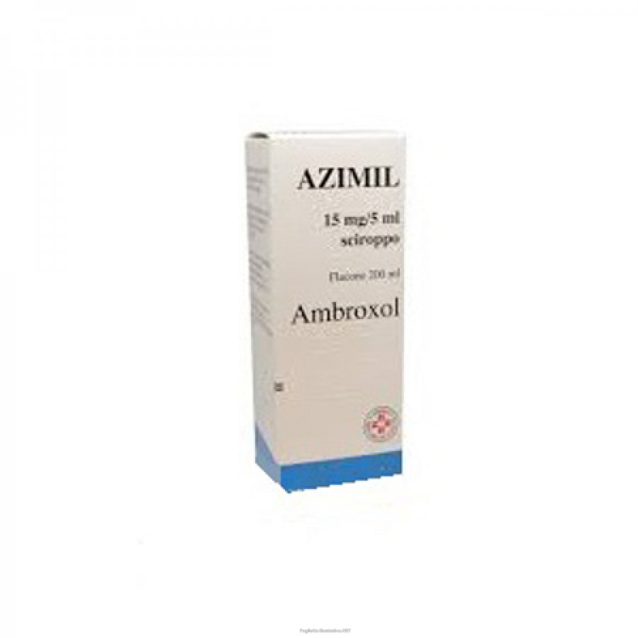 Azimil Sciroppo 15mg/5ml Ambroxolo Tosse Flacone 200 ml