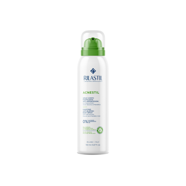 ACNESTIL - Spray corpo purificante e anti-imperfezioni con Niacinamide, Acido Glicolico e Acido Mandelico 150ml ACNESTIL - Spray corpo purificante e anti-imperfezioni con Niacinamide, Acido Glicolico e Acido Mandelico 150ml