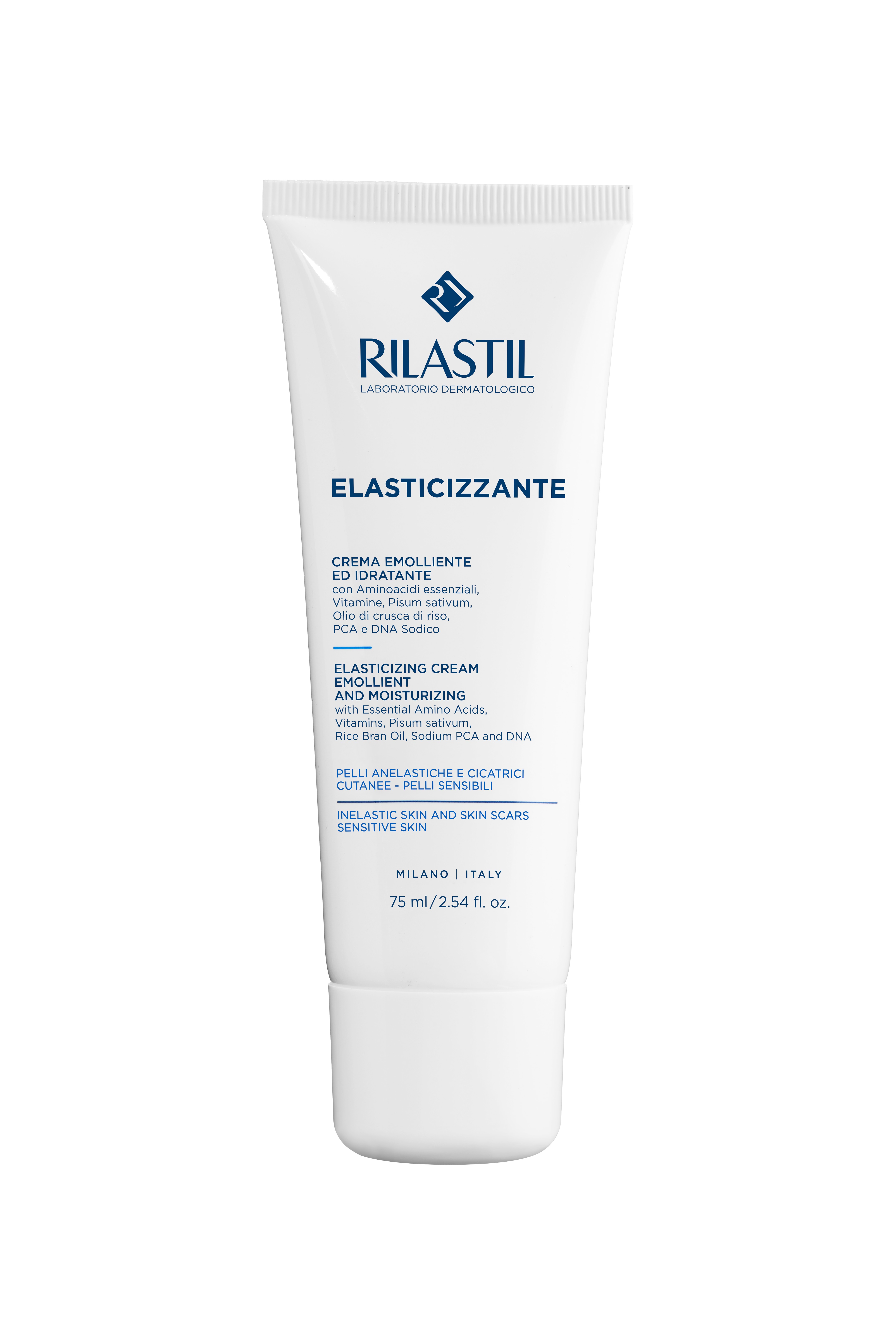 Rilastil Elasticizzante - Crema Emolliente Ed Idratante Per Pelli Anelastiche 75 ml