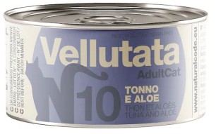 NATURAL CODE GATTO VELLUTATA N10 TONNO ALOE 85GR (lattina)