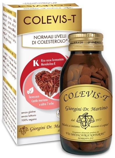 Colevis-T - Integratore per il colesterolo - 180 pastiglie Colevis-T - Integratore per il colesterolo - 180 pastiglie