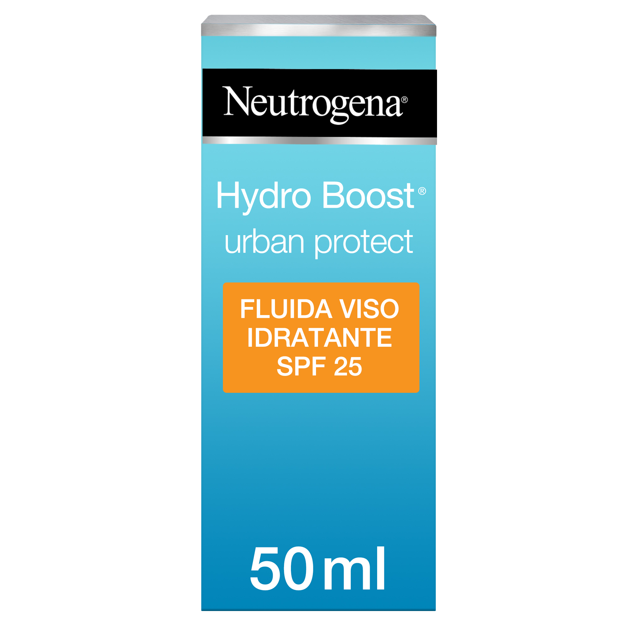 Neutrogena, Fluida Viso SPF25, Hydro Boost, Urban Protect, Idratante, con Acido Ialuronico, Antiossidanti, Vitamina C, Protezione Inquinamento, 50ml Neutrogena, Fluida Viso SPF25, Hydro Boost, Urban Protect, Idratante, con Acido Ialuronico, Antiossidanti, Vitamina C, Protezione Inquinamento, 50ml