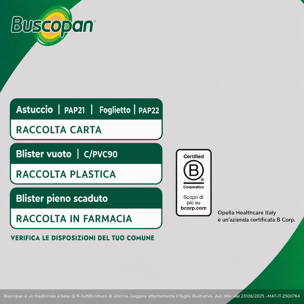 Buscopan Contro Mal di Pancia, Dolori e Crampi Addominali, 40 Compresse Rivestite