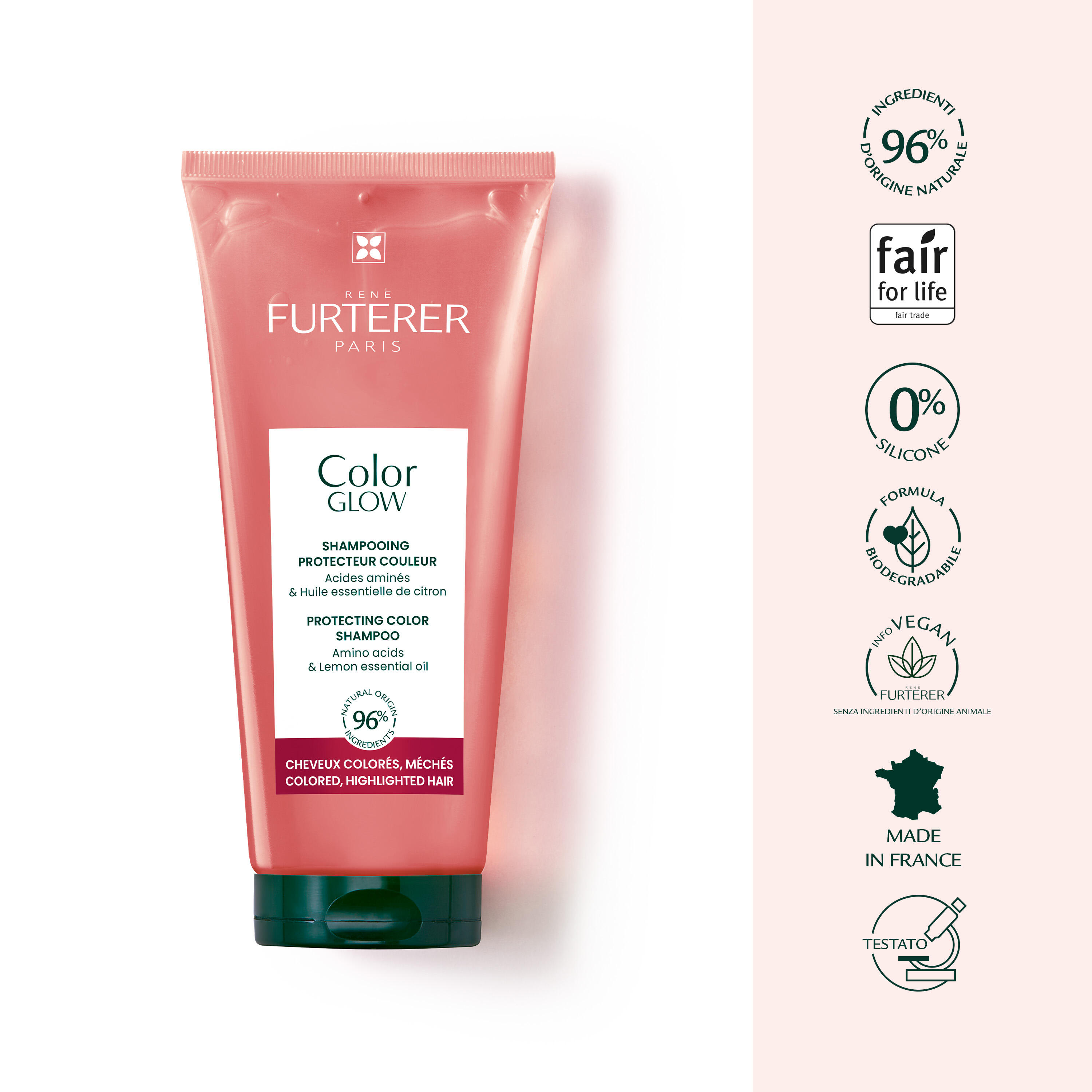 René Furterer Color Glow - Shampoo Protettivo Per Capelli Colorati 200 ml