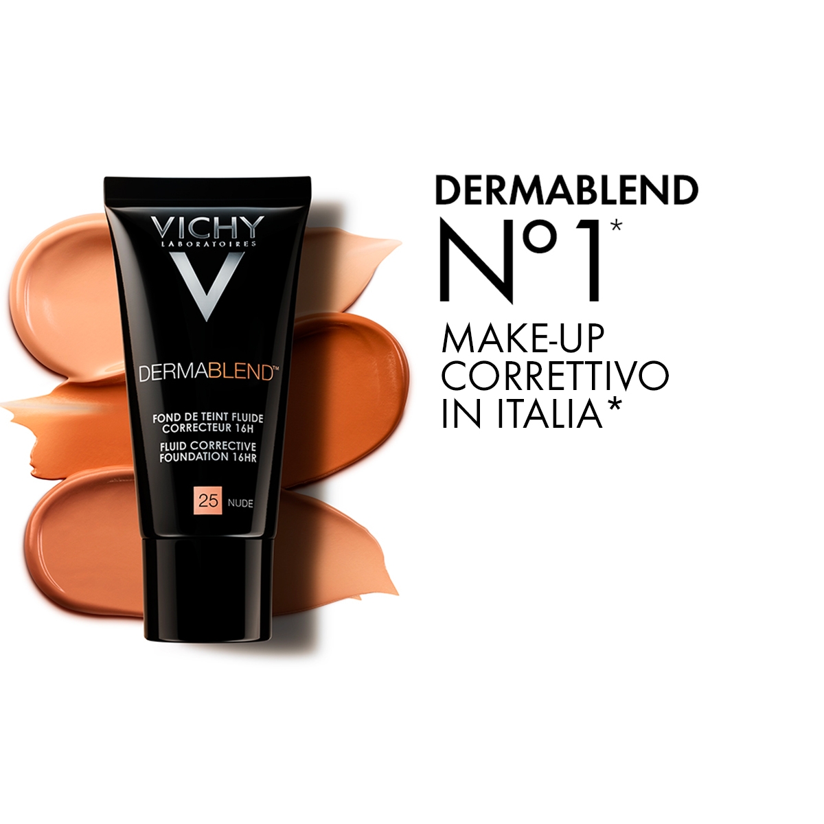 Vichy Dermablend Fondotinta Correttore Fluido 16h tonalità 25 30 ml Vichy Dermablend Fondotinta Correttore Fluido 16h tonalità 25 30 ml