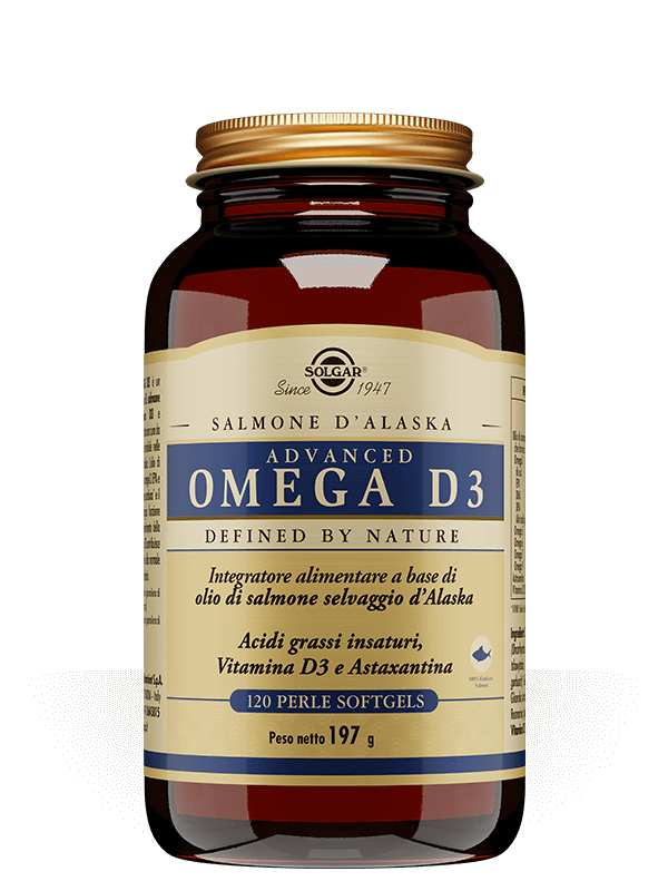 Solgar Advanced Omega D3 Integratore in 120 Perle Softgels Solgar Advanced Omega D3 Integratore in 120 Perle Softgels