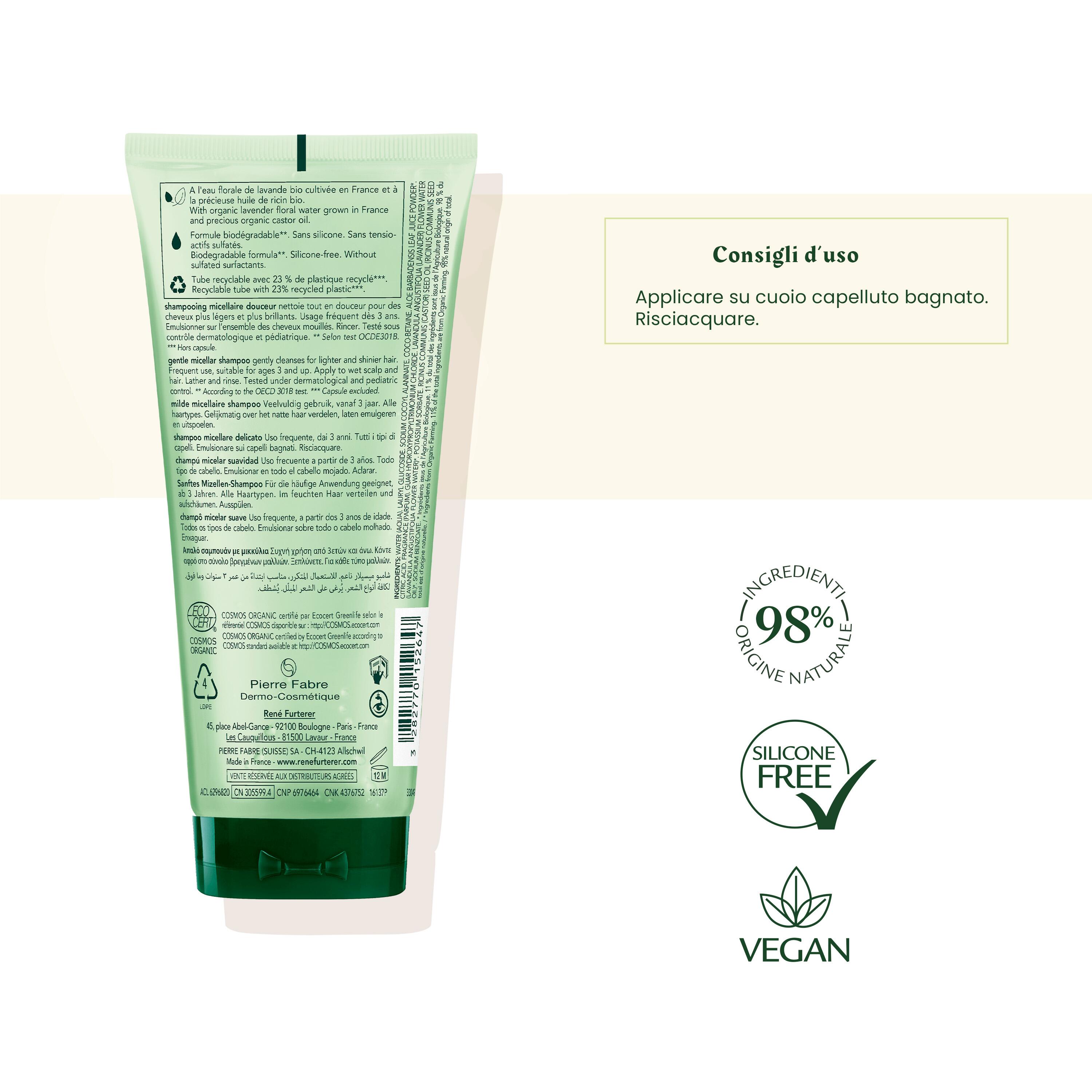 René Furterer Naturia - Shampoo Micellare Delicato 200 ml