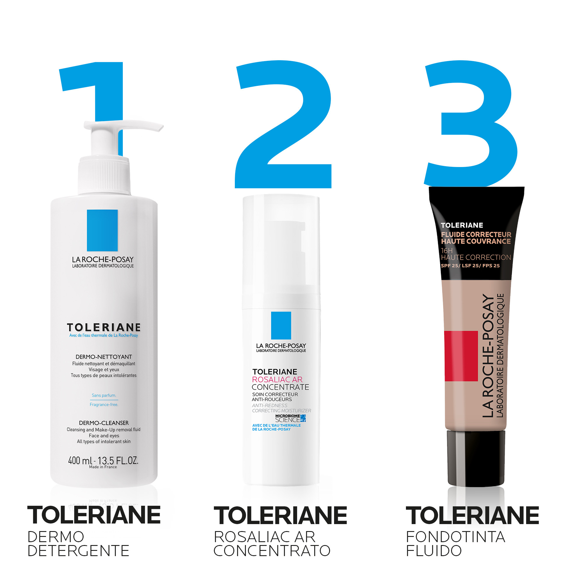 La Roche-Posay Toleriane - Fondotinta Fluido Ad Alta Coprenza N 12