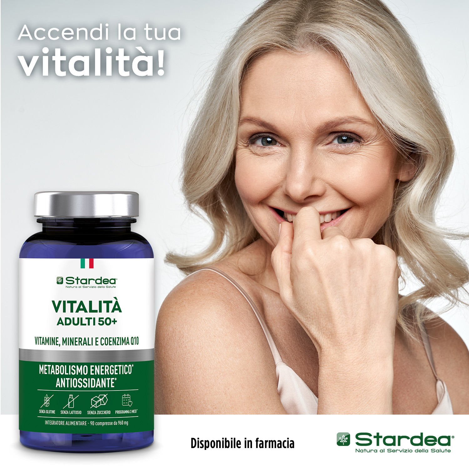 STARDEA VITALITA' Compresse - INTEGRATORE ALIMENTARE VITAMINE, MINERALI E COENZIMA Q10 STARDEA VITALITA' Compresse - INTEGRATORE ALIMENTARE VITAMINE, MINERALI E COENZIMA Q10