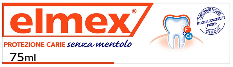 Elmex Senza Mentolo Dentifricio Anti-placca 75 ml Elmex Senza Mentolo Dentifricio Anti-placca 75 ml
