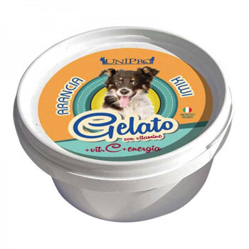 UNIPRO CANE SNACK GELATO ARANCIA KIWI 60GR