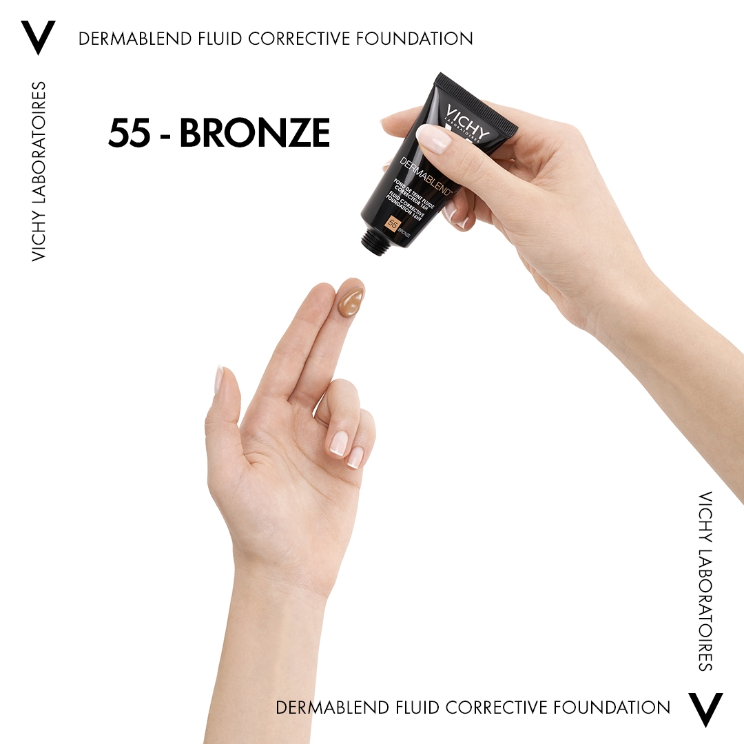 Vichy Dermablend Fondotinta Correttore Fluido 16h tonalità 55 30 ml Vichy Dermablend Fondotinta Correttore Fluido 16h tonalità 55 30 ml