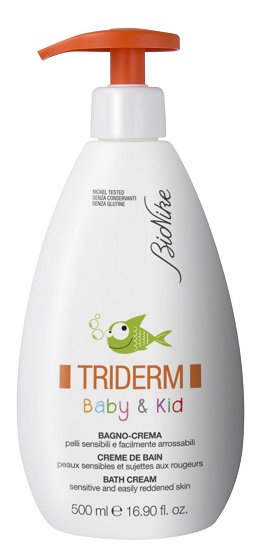 Bionike Triderm Baby&Kid Bagno-Crema Emolliente Viso e Corpo 500 ml