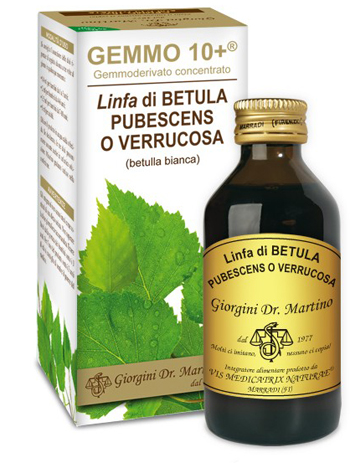 BETULLA B LINFA 100 ML LIQUIDO ANALCOOLICO GEMMO 10+ BETULLA B LINFA 100 ML LIQUIDO ANALCOOLICO GEMMO 10+