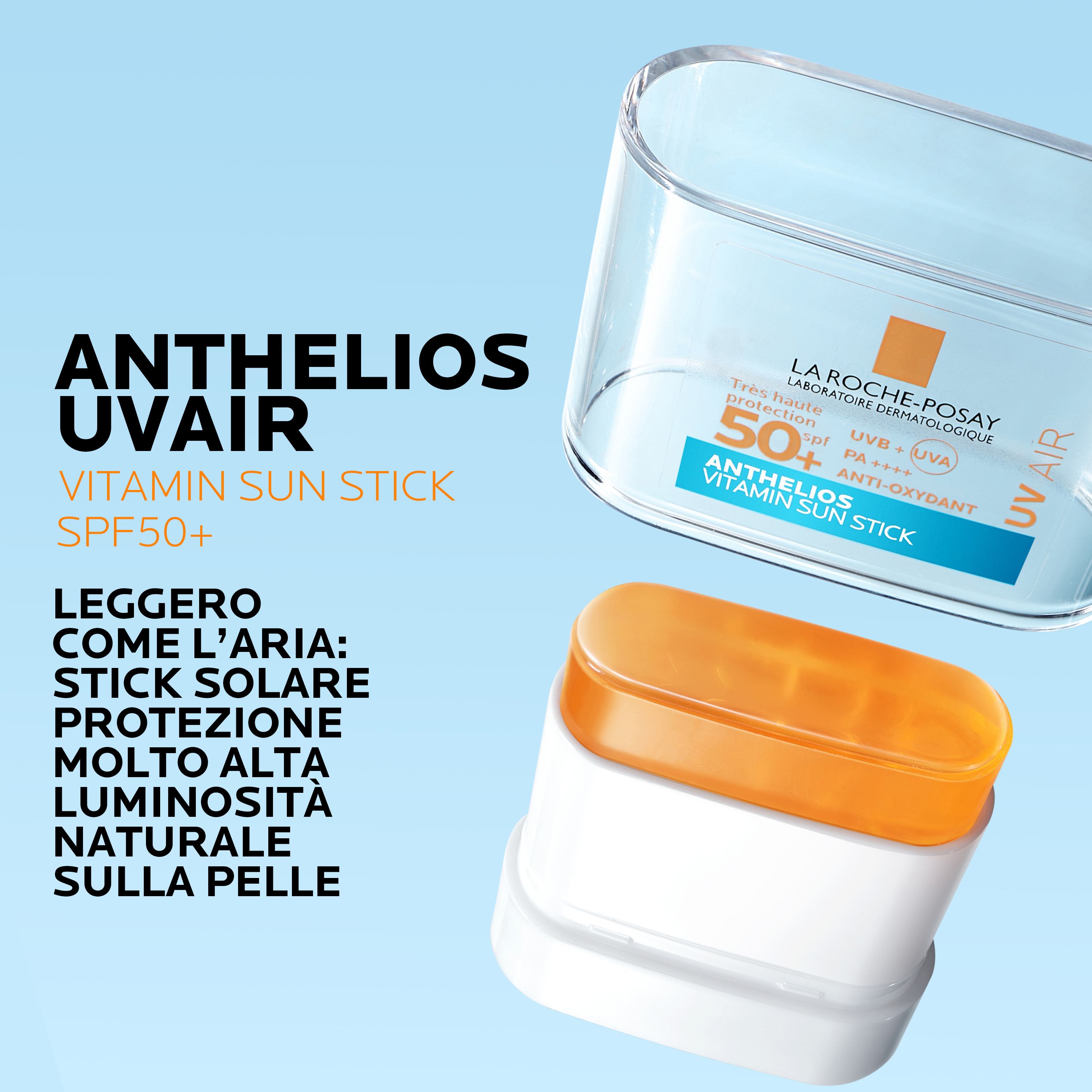 La Roche-Posay - Anthelios Uvair Vitamin Sun Stick SPF50+ Stick Solare Viso 9 g