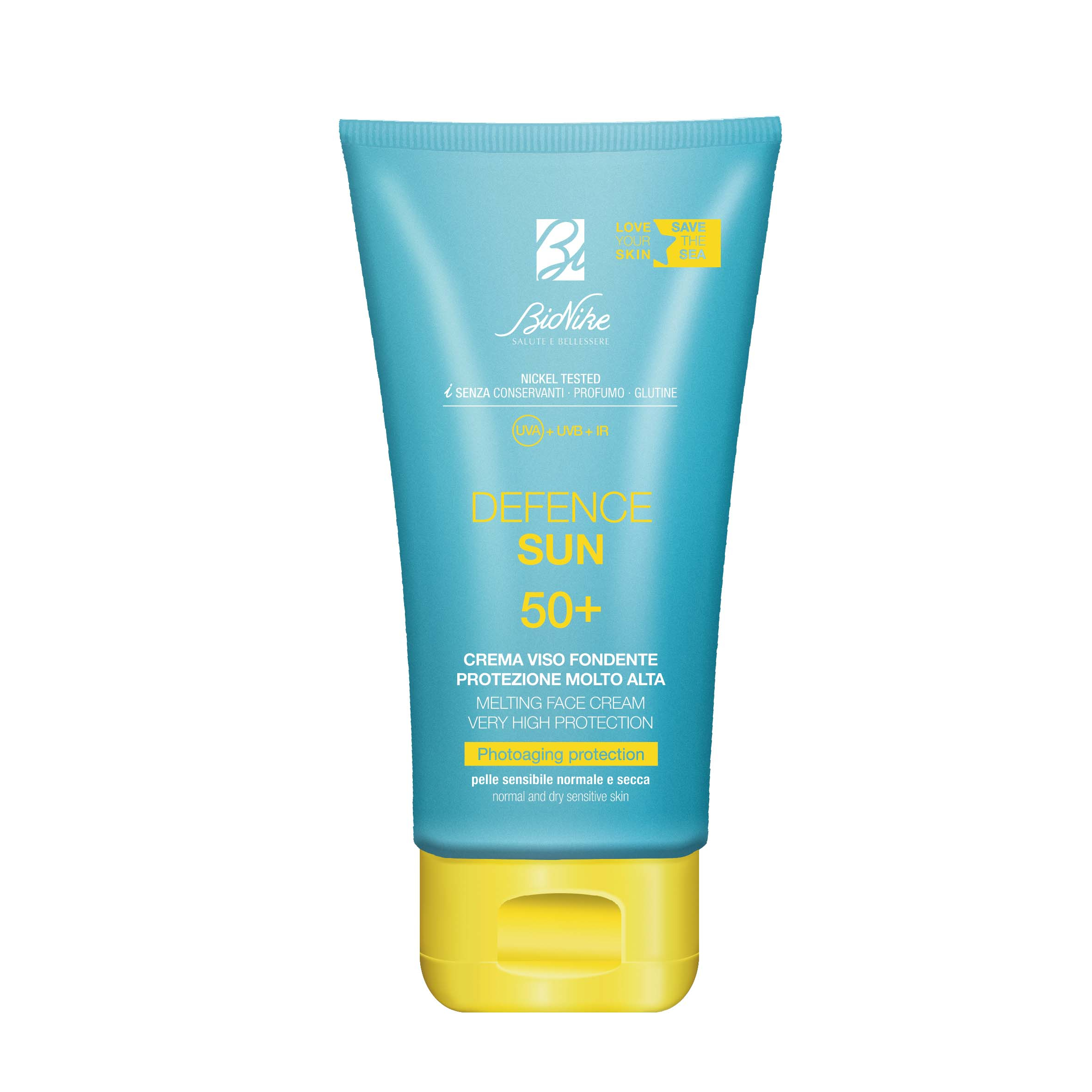 Bionike Defence Sun - Crema Fondente SPF 50+ - Protezione molto alta - 50 ml