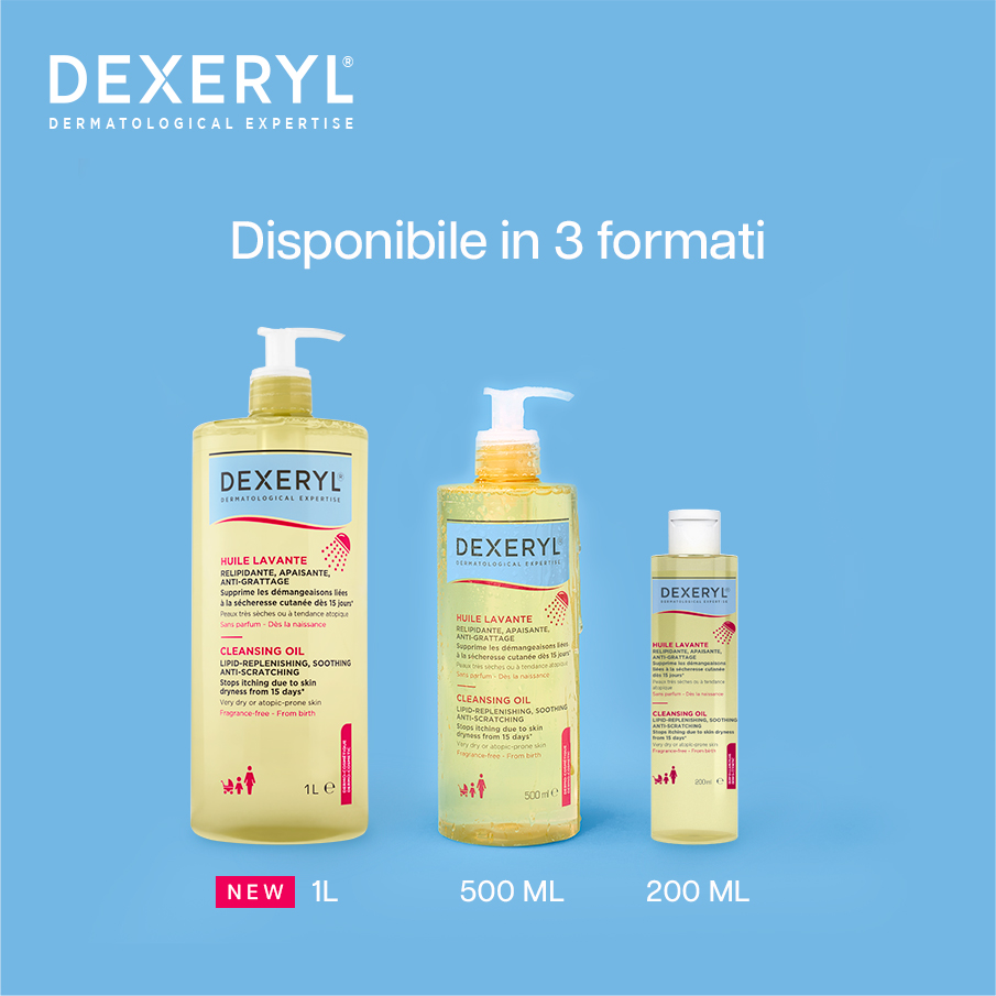 Dexeryl Olio Lavante - Detergente Antiprurito Per Pelle Secca E A Tendenza Atopica 500 ml