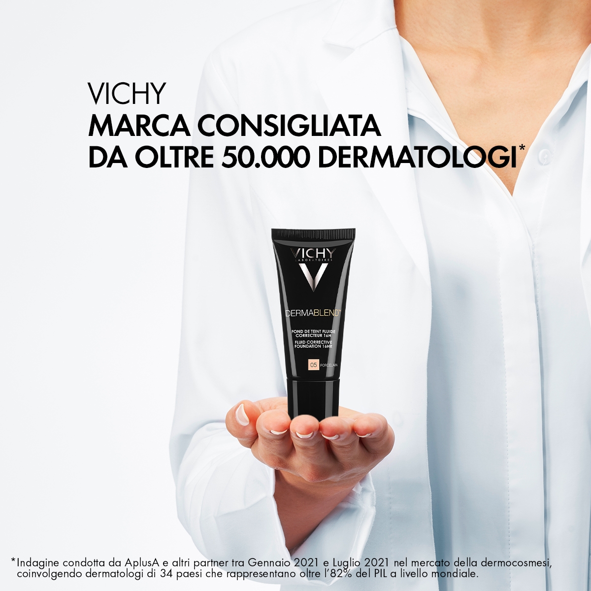 Vichy Dermablend Fondotinta Correttore Fluido 16h tonalità 55 30 ml Vichy Dermablend Fondotinta Correttore Fluido 16h tonalità 55 30 ml