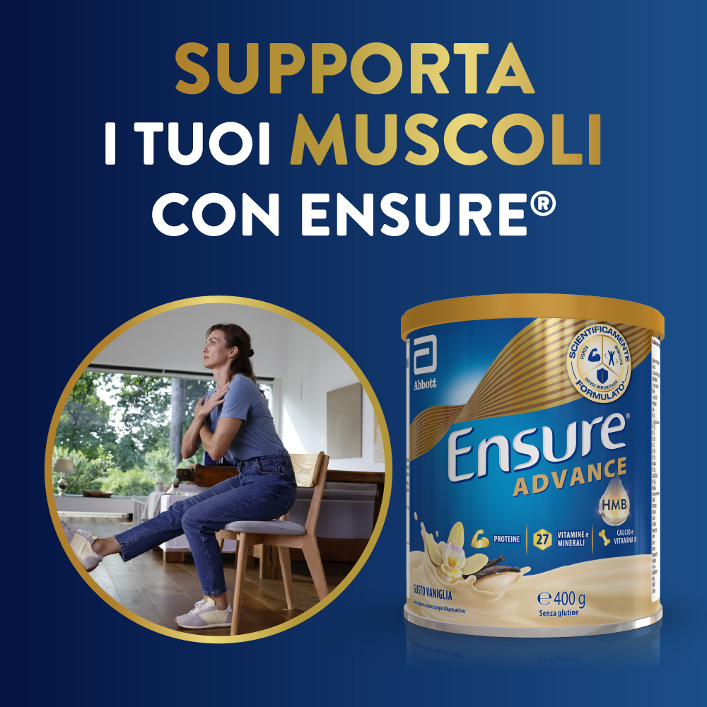 Ensure Advance – Formula Nutrivigor Integratore Alimentare Proteico Vaniglia 400g