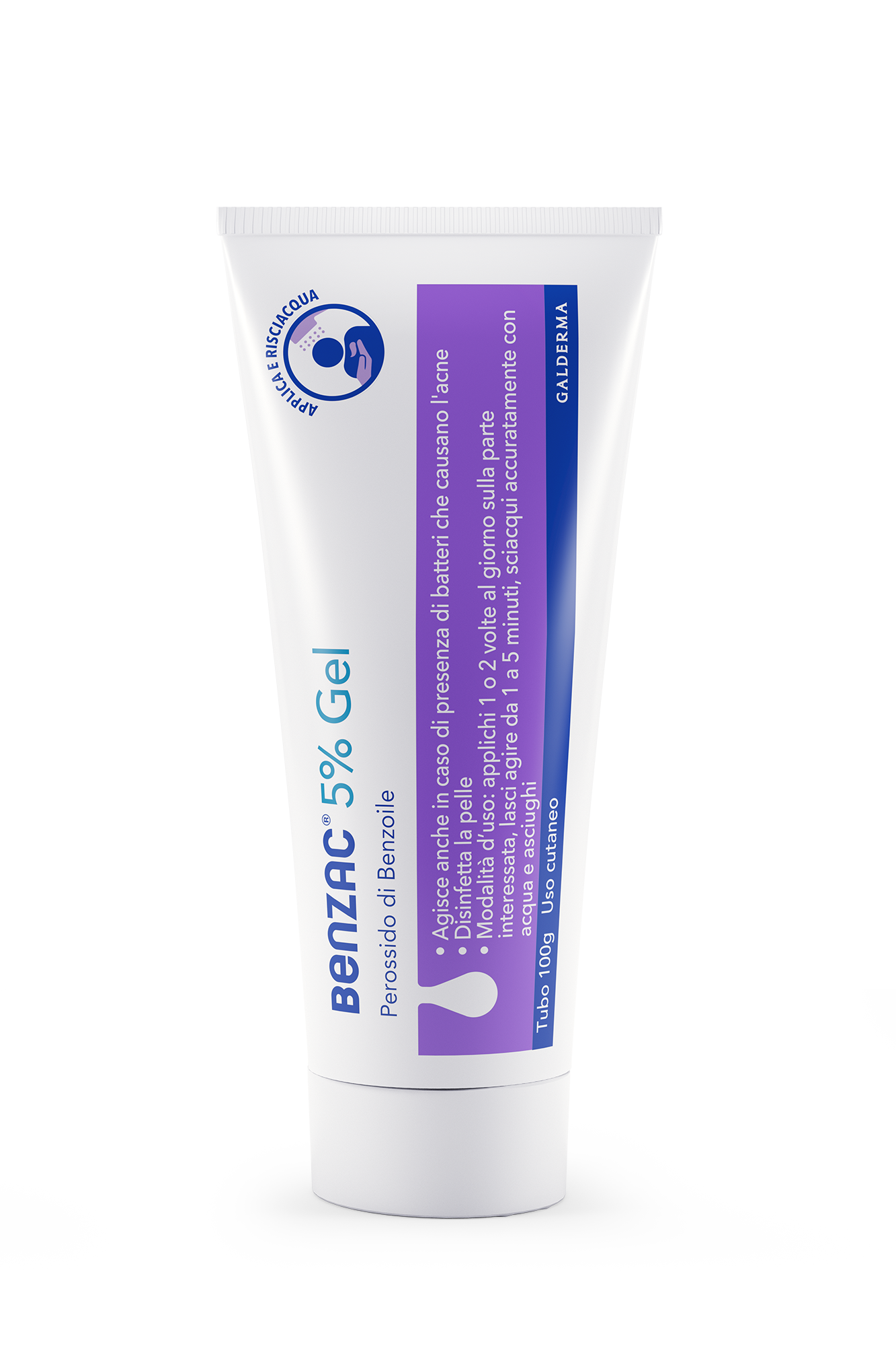 Benzac Clean 5% gel Perossido di Benzoile contro Acne 100g Benzac Clean 5% gel Perossido di Benzoile contro Acne 100g