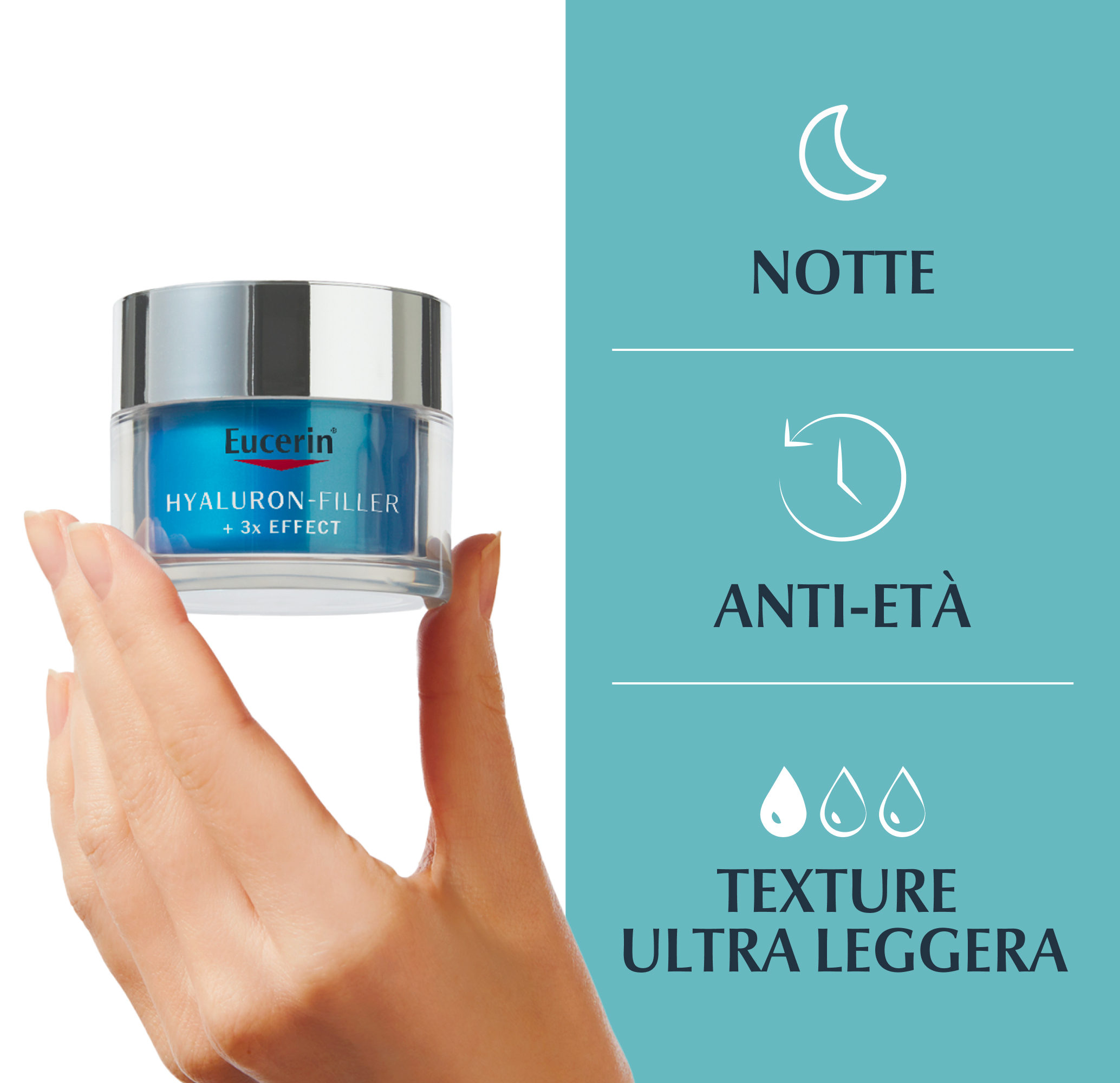 EUCERIN HYALURON FILLER - BOOSTER IDRATANTE NOTTE - ANTIAGE EUCERIN HYALURON FILLER - BOOSTER IDRATANTE NOTTE - ANTIAGE
