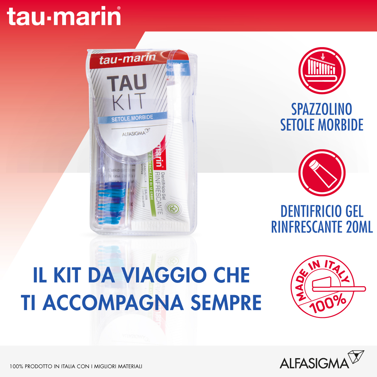 Tau-Marin Kit Spazzolino Morbido