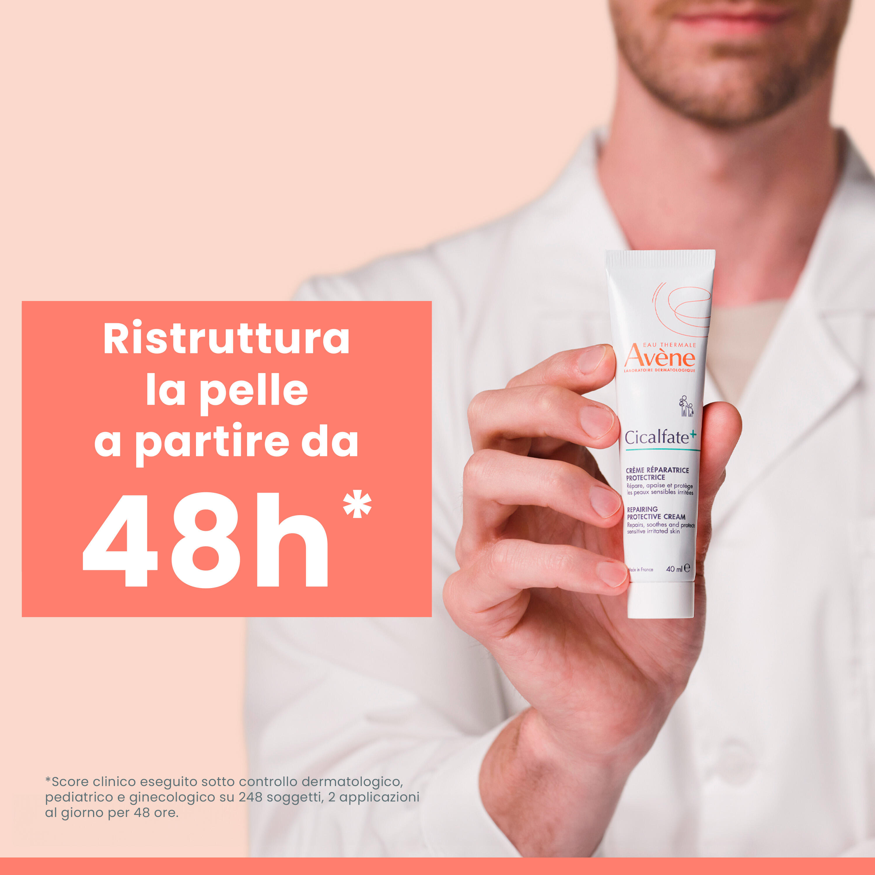 Avène Cicalfate+ - Crema Ristrutturante Protettiva Per Pelle Fragilizzata 40 ml