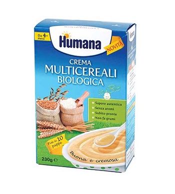 Humana Crema Multicereali Biologica 230 g Humana Crema Multicereali Biologica 230 g