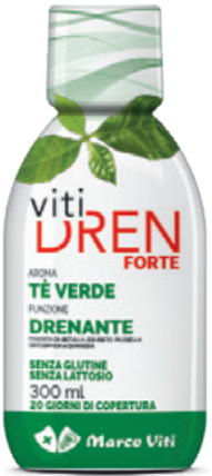 Vitidren Forte Thè Verde Integratore Drenante 300 ml