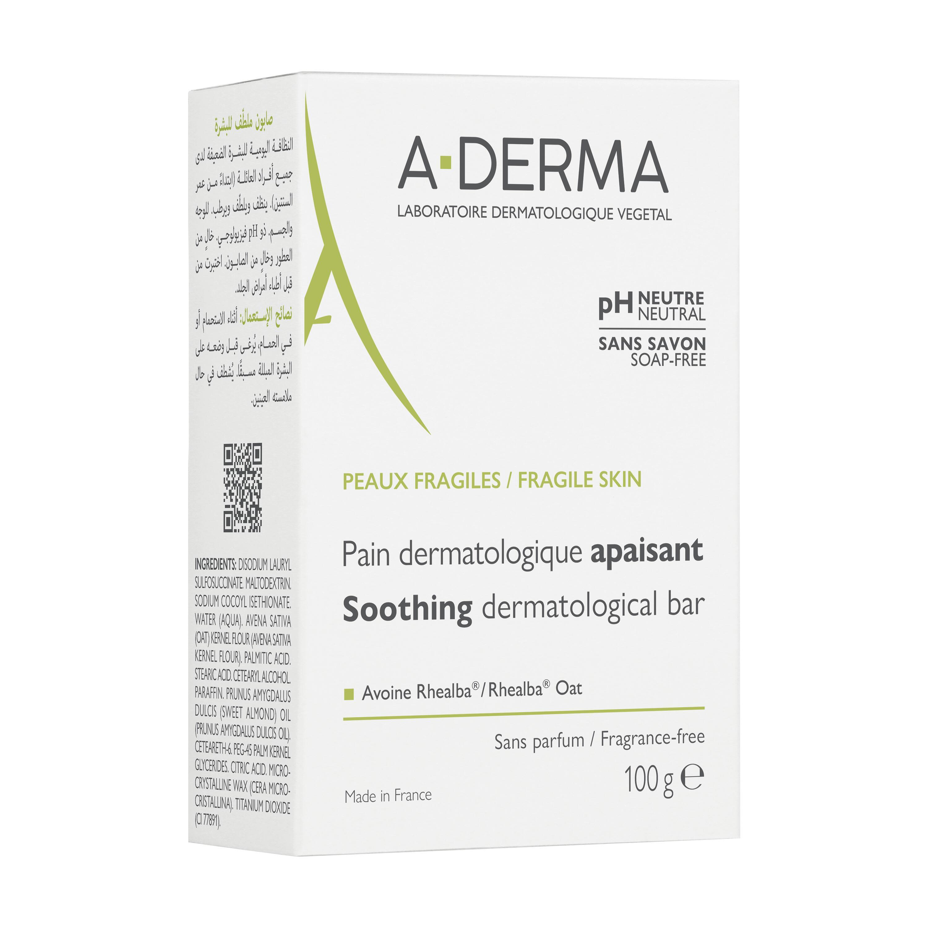 A-Derma - Les Indispensables Pane Dermatologico Lenitivo 100 g