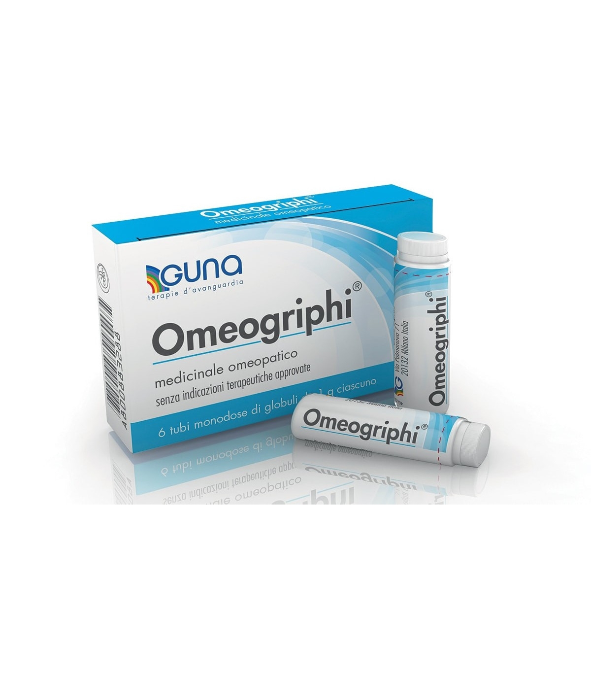 Omeogriphi Guna - Globuli omeopatici - 6 Tubi monodose Omeogriphi Guna - Globuli omeopatici - 6 Tubi monodose