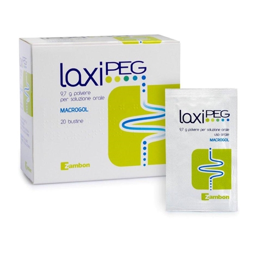 Laxipeg Polvere 9,7 gr Macrogol Stitichezza 20 Bustine